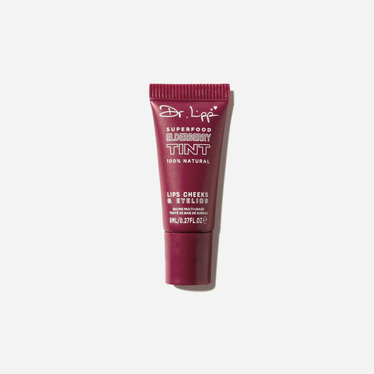 Dr.Lipp Superfood Elderberry Tint. 100% natural tint for lips, cheeks & eyelids