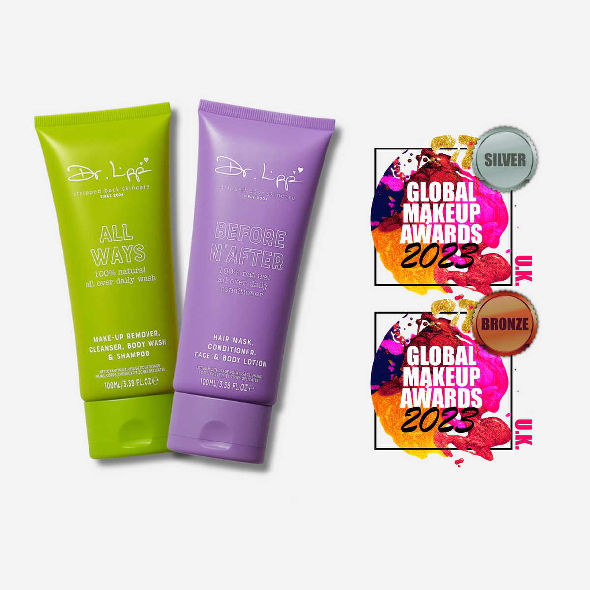 We are Global Make Up Award Winners! – DrLipp Stripped Back Skincare