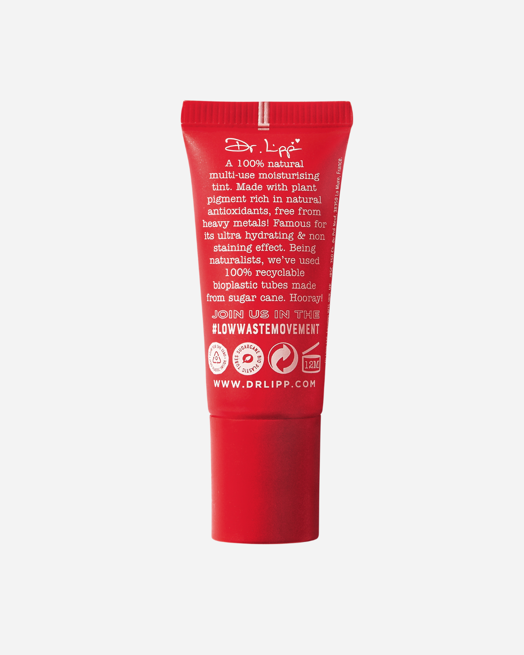 Superfood Red Radish Tint | Lip, Cheek & Eye Tint | Dr.Lipp