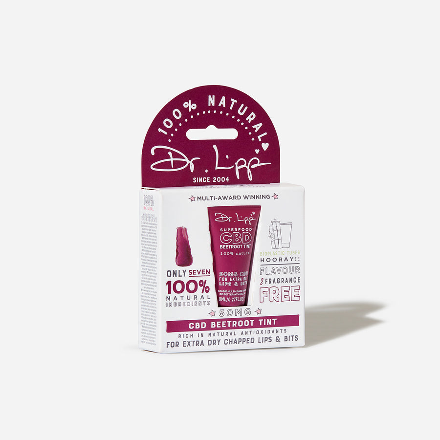 Video of Dr.Lipp CBD Beetroot Tint in sustainable packaging